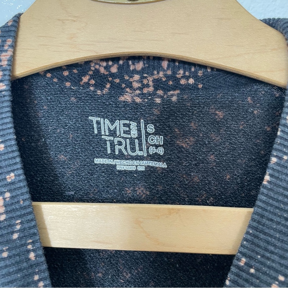 🌻5/$15🌻 Time & Tru | Bleach Dyed Pullover Sweater - Picture 6 of 7
